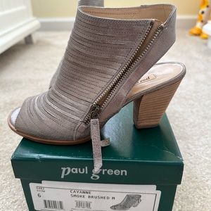 Paul Green Cayenne Peep Tor Bootie. Size 6